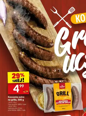 Twój Market Kaszanka extra na grilla 500 g oferta