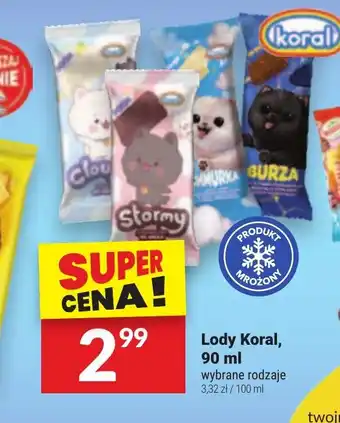 Twój Market Lody Koral 90 ml oferta