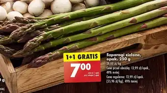 Biedronka Szparagi zielone, opak. 250 g oferta