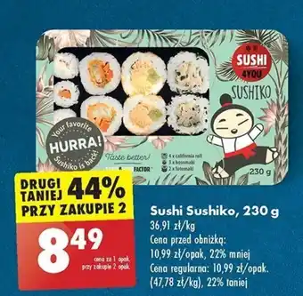 Biedronka Sushi Sushiko, 230 g oferta