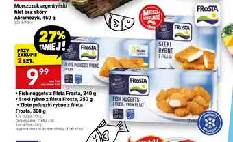 Twój Market Fish nuggets z fileta Frosta, 240 g / Steki rybne z fileta Frosta, 250 g / Złote paluszki rybne z fileta Frosta, 300 g oferta