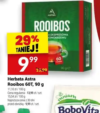 Twój Market Herbata Astra Rooibos 60T, 90 g oferta