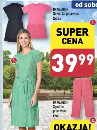ALDI Sukienka plisowana Sztuka oferta