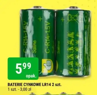 BATERIE CYNKOWE LR14 2 szt.