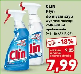 Kaufland CLIN Płyn do mycia szyb 750 / 500 ml oferta