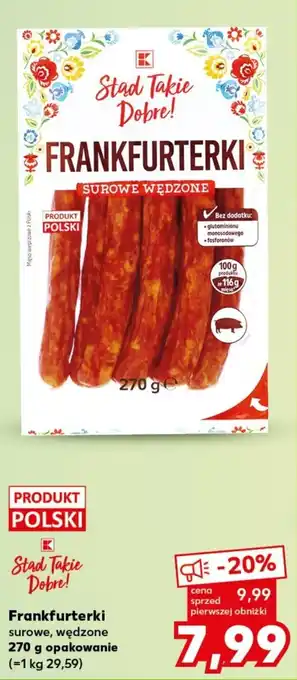 Kaufland Frankfurterki 270 g oferta