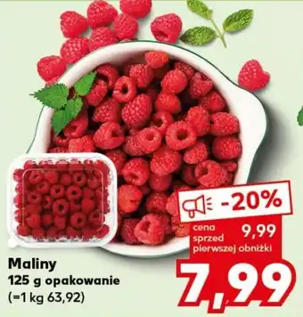 Kaufland Maliny 125 g oferta