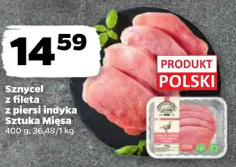 Netto Sznycel z fileta z piersi indyka Sztuka Mięsa 400 g oferta