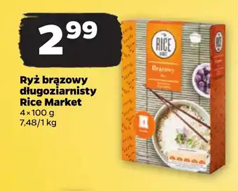 Netto Ryż brązowy długoziarnisty Rice Market 4 x 100 g oferta