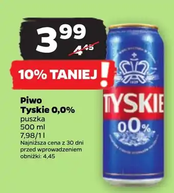 Netto Piwo Tyskie 0,0% 500 ml oferta