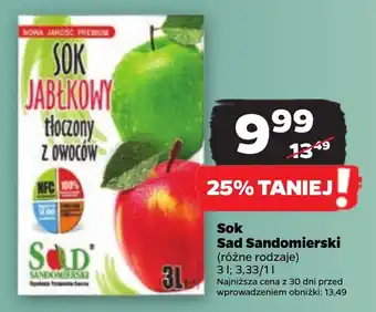 Netto Sok Sad Sandomierski 3 l oferta