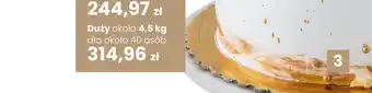 Twój Market TORT KRÓLEWSKI Duży około 4,5 kg dla około 40 osób oferta