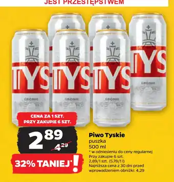 Netto Piwo Tyskie oferta