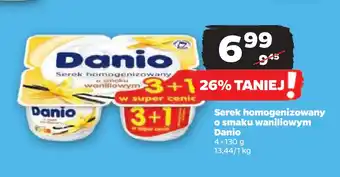 Netto Serek homogenizowany o smaku waniliowym Danio oferta