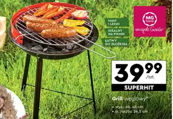 Biedronka MG home Grill węglowy oferta