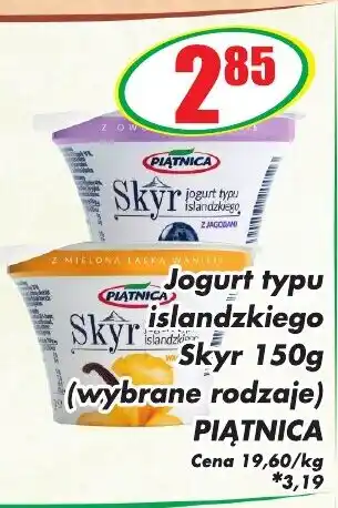 Sezamek Jogurt typu islandzkiego Skyr 150 g PIĄTNICA oferta