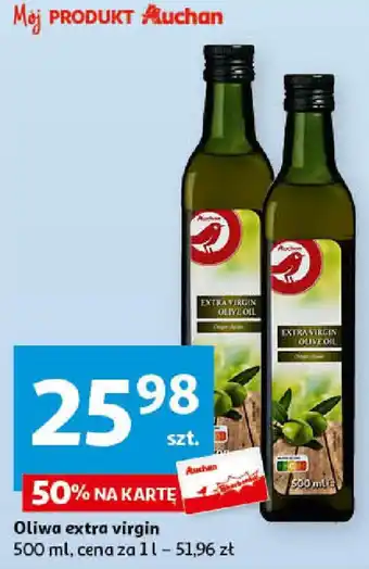 Auchan Oliwa extra virgin 500ml oferta