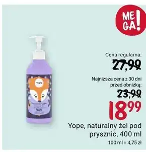 Rossmann Żel pod prysznic Yope oferta