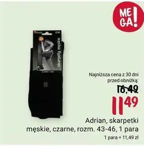 Rossmann Skarpetki męskie Adrian oferta