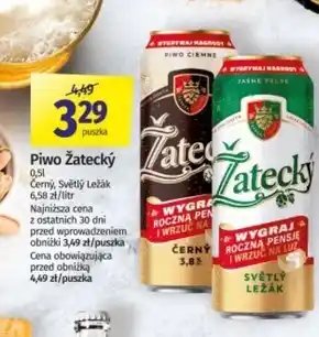 Społem Žatecký Světlý Ležák Piwo jasne pełne 500 ml oferta