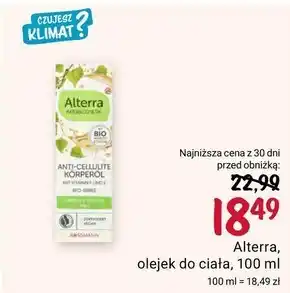 Rossmann Olejek do ciała Alterra oferta