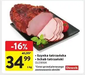 Intermarche Szynka Olewnik oferta