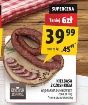 Arhelan Kiełbasa Wędzarnia Dunikowscy oferta