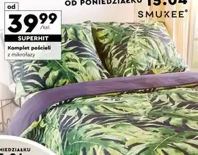 Biedronka Komplet pościeli Smukee oferta