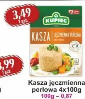 Społem Kupiec Kasza jęczmienna perłowa 400 g (4 x 100 g) oferta