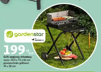 Auchan gardenstar Grill węglowy składany oferta