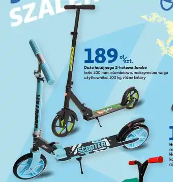 Auchan Duża hulajnoga 2-kołowa Jumbo oferta