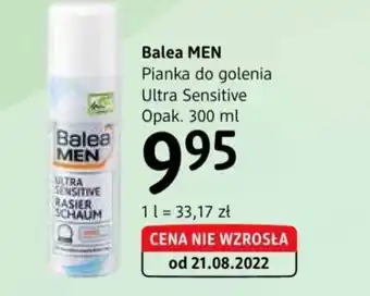 dm drogerie markt Balea MEN Pianka do golenia Ultra Sensitive 300 ml oferta