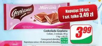 Dino Czekolada Goplana, 90 g oferta