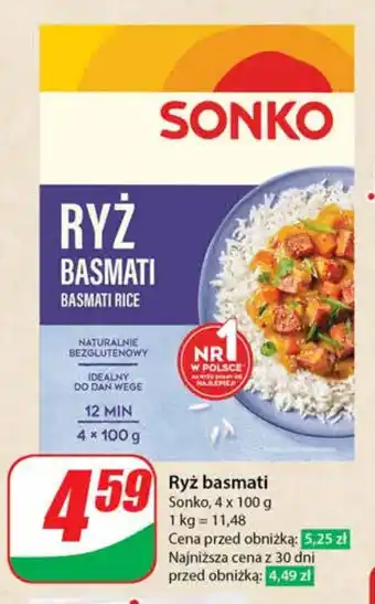 Dino Ryż basmati Sonko, 4 x 100 g oferta