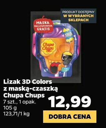 Netto Lizak 3D Colors z maską-czaszką Chupa Chups oferta