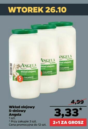 Netto Wkład olejowy 5-dniowy Angela oferta