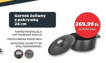 Netto Garnek żeliwny z pokrywką 24 cm oferta