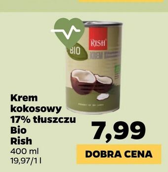 Netto Krem kokosowy 17% tłuszczu Bio Rish oferta