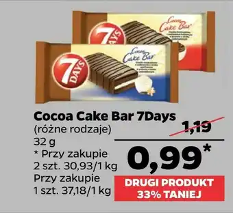 Netto Cocoa Cake Bar 7Days oferta