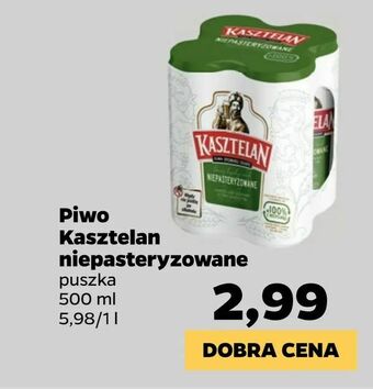 Netto Piwo Kasztelan niepasteryzowane oferta