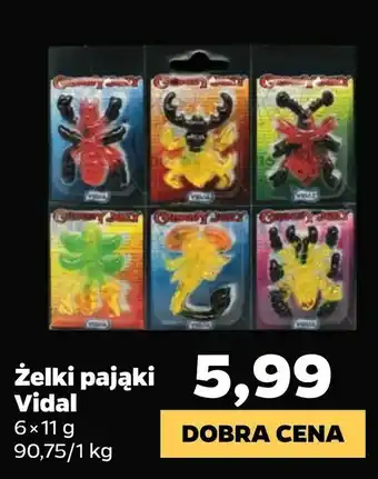 Netto Żelki pająki Vidal oferta