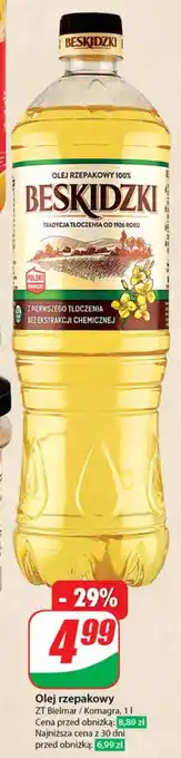 Olej rzepakowy ZT Bielmar/Komagra 1l