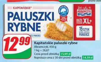 Dino Kapitańskie paluszki rybne Abramczyk 450 g oferta