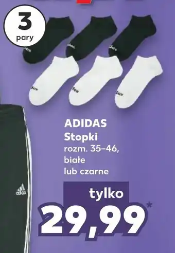 Kaufland ADIDAS Stopki. rozm. 35-46, białe lub czarne oferta