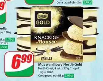 Dino Mus waniliowy Nestlé Gold North Coast 4 szt. x 57 g oferta