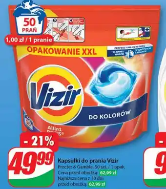 Dino Kapsułki do prania Vizir Procter & Gamble 50 szt. oferta