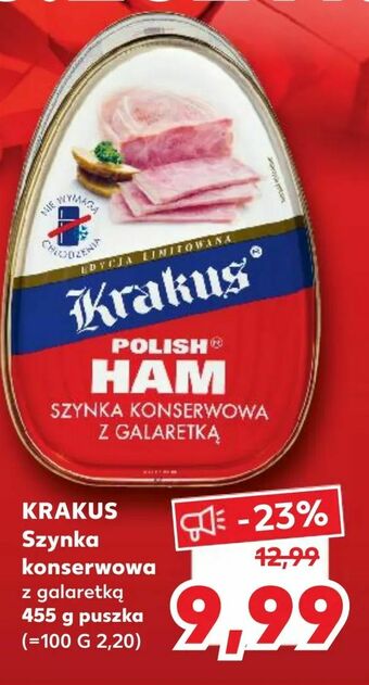 Kaufland KRAKUS Szynka konserwowa oferta