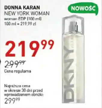 Jawa Drogerie DONNA KARAN NEW YORK WOMAN woman EDP 100 ml oferta