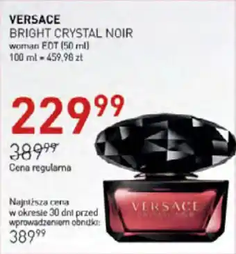 Jawa Drogerie VERSACE BRIGHT CRYSTAL NOIR woman EDT 50 ml oferta