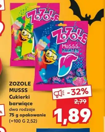 Kaufland ZOZOLE MUSSS Cukierki barwiące oferta